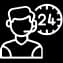 24 Hour Service Icon
